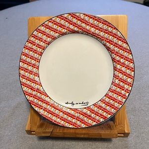 Vintage Pop Art ANDY WARHOL BLOCK Campbell’s Tomato Soup 100 Cans 8” Plate
